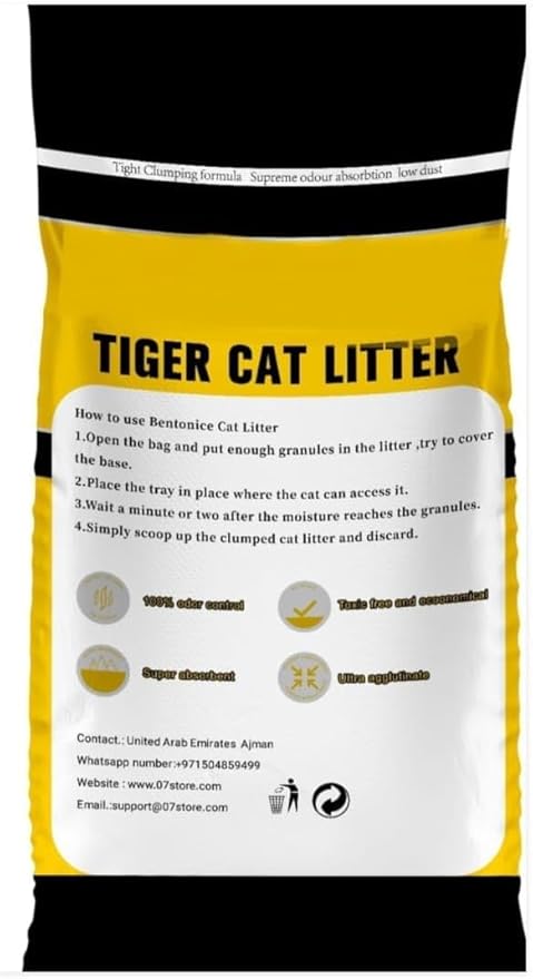 Tiger Cat Litter ® (20kg) Premium Ultra Clumping O cat Litter