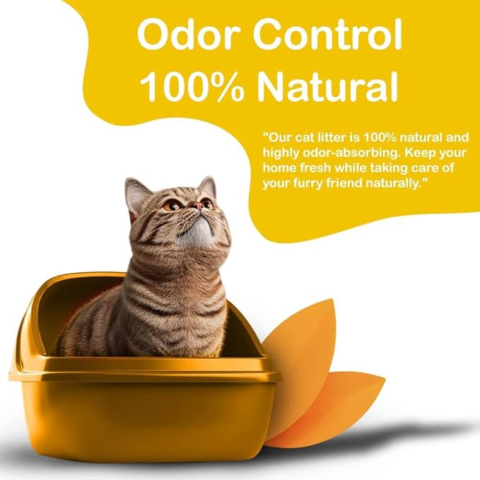 100% Natural Premium Bentonite Cat Litter - MADE IN UAE 20L